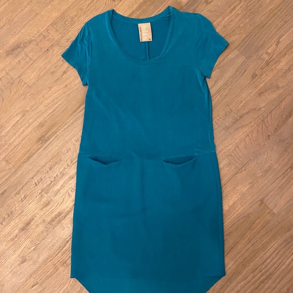 dolan Dresses & Skirts - Anthropology Dolan Dress with pockets Teal Sz XS